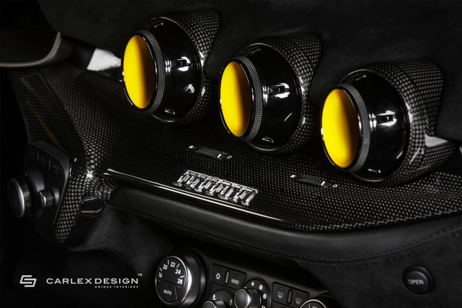 Детали интерьера Ferrari F12berlinetta by Carlex Design 2017 года  (фото 15 из 23)